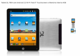 Tablet DL T804 com Android 2.2 Wi-Fi Tela 8'' Memória 4GB