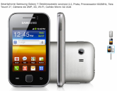Smartphone Samsung Galaxy Y, Android 2.3, Tela Touch 3